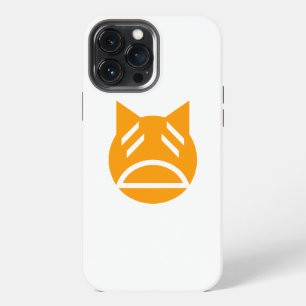 Weary Emoji Cat iPhone Case