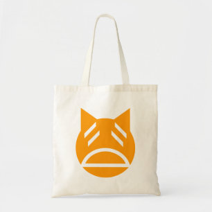 Weary Emoji Cat Tote Bag