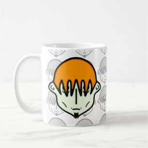Weary greenish dude with goatee v2 coffee mug