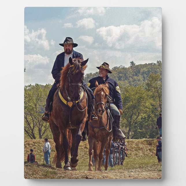 Weary Union Soldiers Plaque (Front)