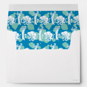 Weasel & Baboon Blue Character Pattern Envelope