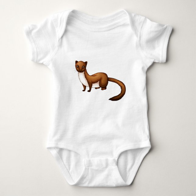 Weasel Baby Bodysuit (Front)