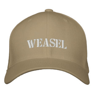 WEASEL EMBROIDERED HAT