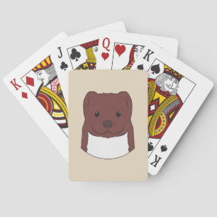 Weasel Face Playing Cards