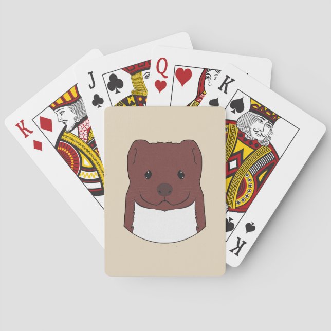 Weasel Face Playing Cards (Back)