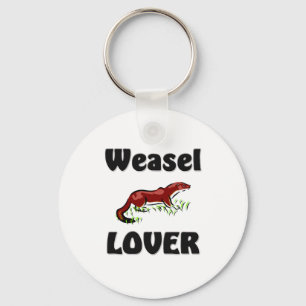Weasel Lover Key Ring
