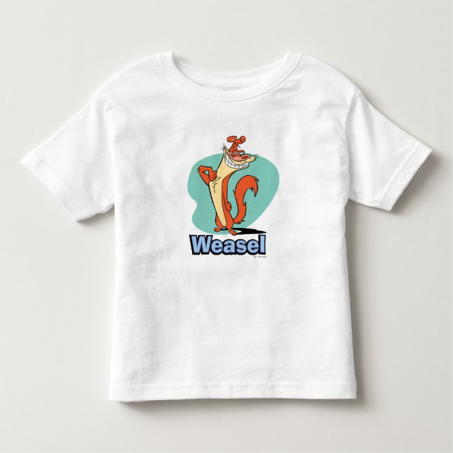 Weasel Proud Character Graphic Toddler T-Shirt (Front)