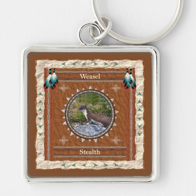 Weasel Stealth Energy Key Ring (Front)