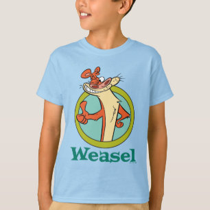 Weasel Thumbs Up Character Graphic T-Shirt