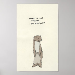 weasel trivia poster