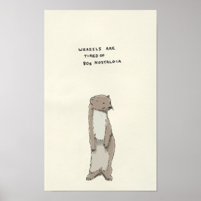 weasel trivia poster (Front)