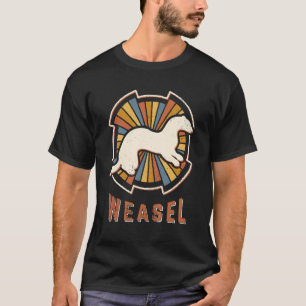 Weasel Vintage Classic Retro Animal Love T-Shirt