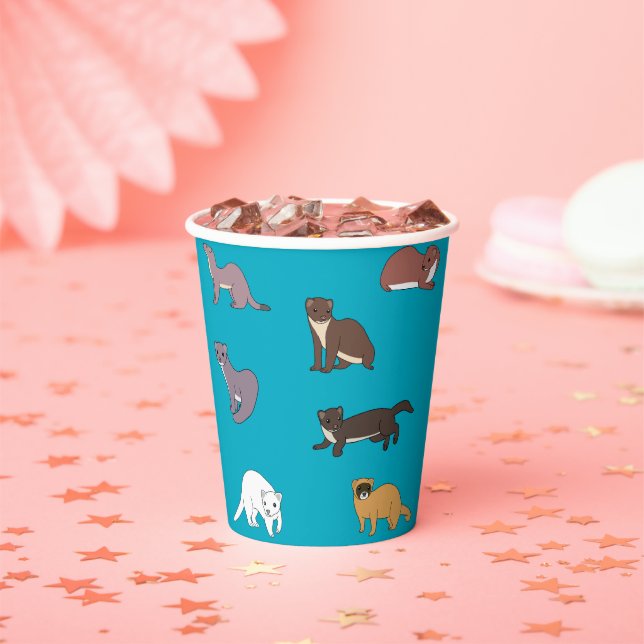 Weasels  paper cups (Insitu)