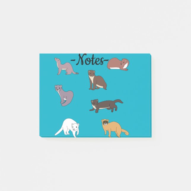 Weasels  post-it notes (Front)