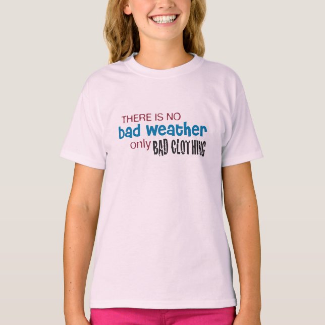 Weather & Clothing T-Shirt (Front)