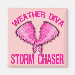 Weather Diva Storm Chaser Magnet