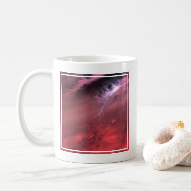 Weather On A Brown Dwarf Star. Coffee Mug (With Donut)