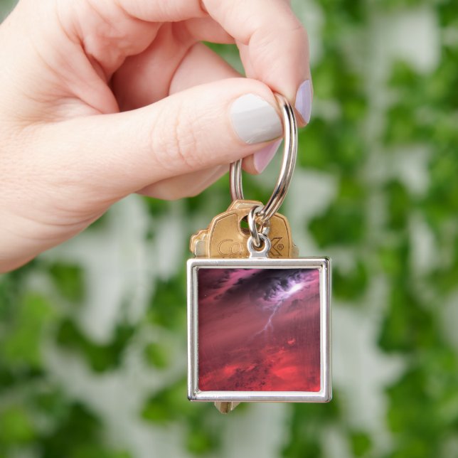 Weather On A Brown Dwarf Star. Key Ring (Hand)