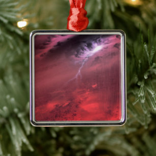 Weather On A Brown Dwarf Star. Metal Ornament