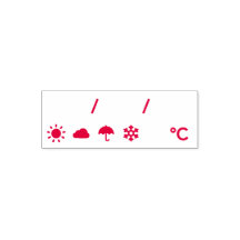 Weather, Temperature & Date 天気・気温・日付