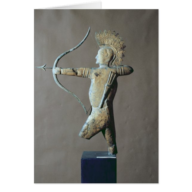Weather vane in the form of an American Indian (Front)