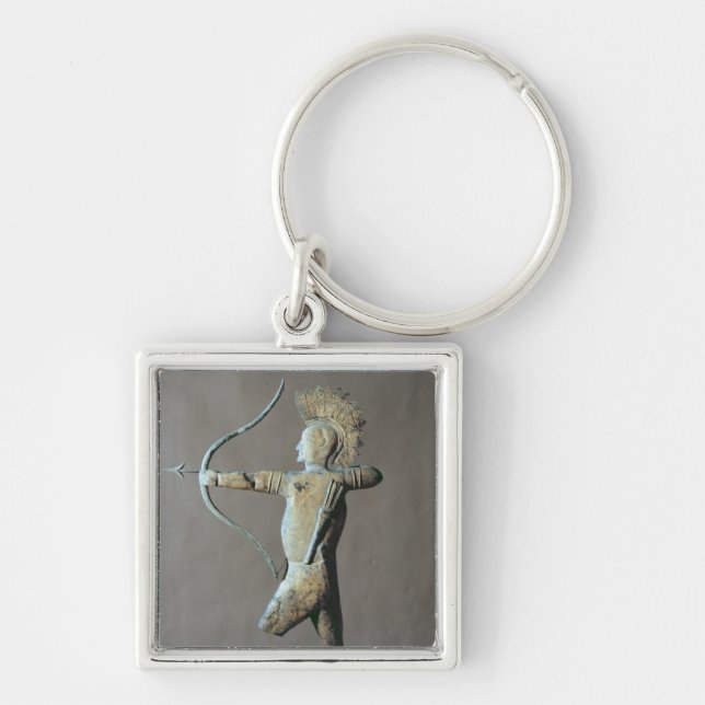 Weather vane in the form of an American Indian Key Ring (Front)