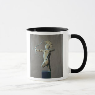 Weather vane in the form of an American Indian Mug
