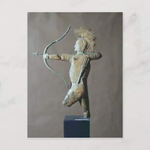 Weather vane in the form of an American Indian Postcard