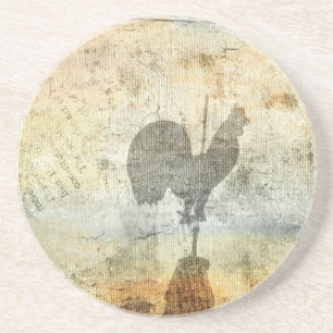 Weather Vane Rooster Coaster