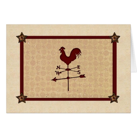 Weather Vane Thinking Of You Card (Large Print)