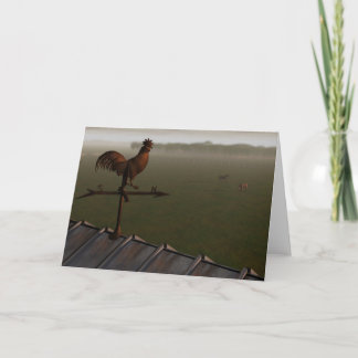 Weathercock Card