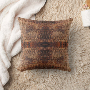 Weathered Aged Wood Photo Closeup Pattern Design Cushion