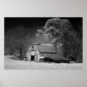 Weathered Barn Poster