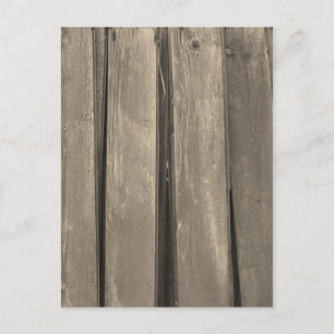 Weathered Barn Wood Postcard