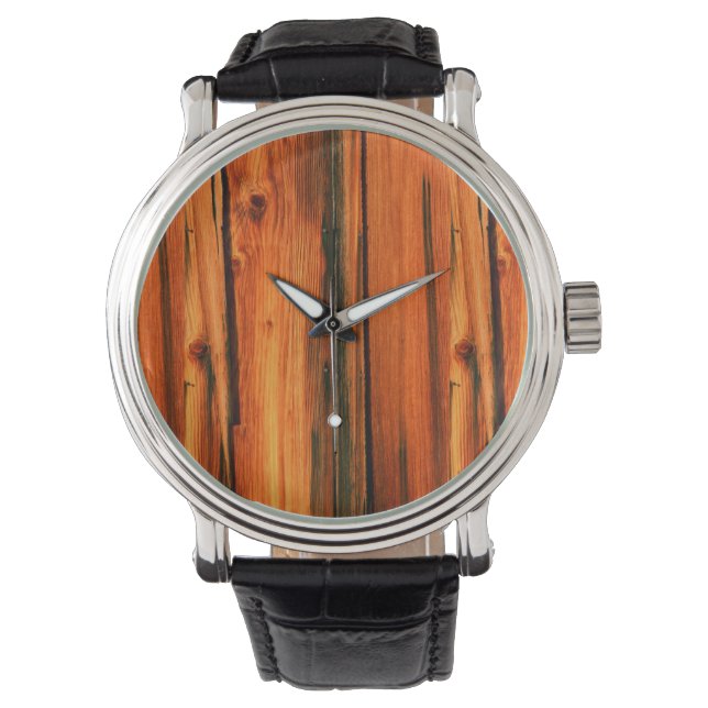 weathered barnboard watch (Front)