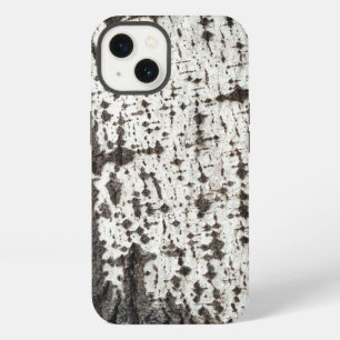 Weathered birch trunk iPhone 13 case