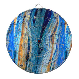 weathered blue barn boards