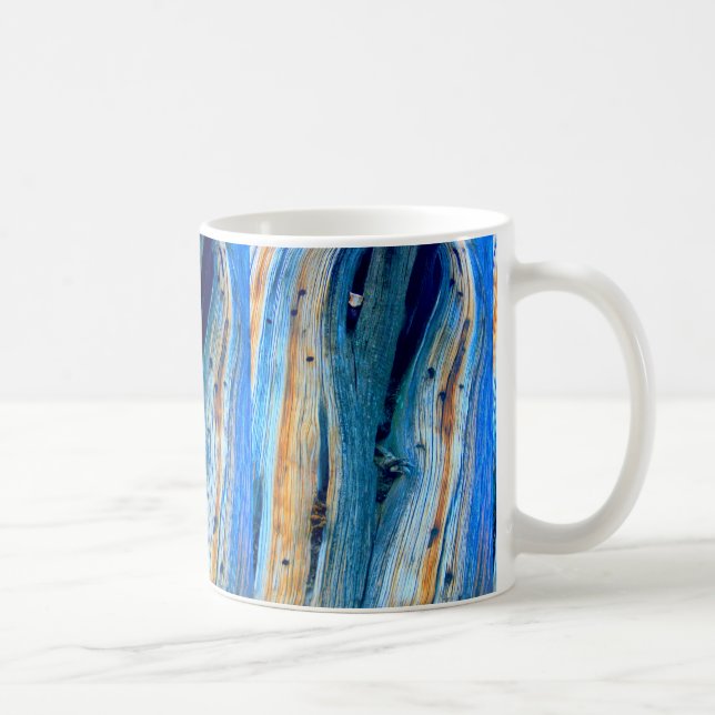 weathered blue barn boards coffee mug (Right)