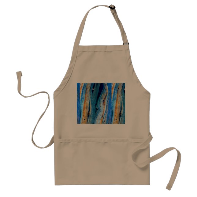 weathered blue barn boards standard apron (Front)