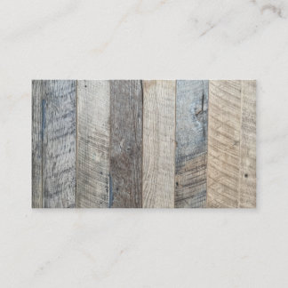 Weathered Boards Wood Plank Background Texture Business Card