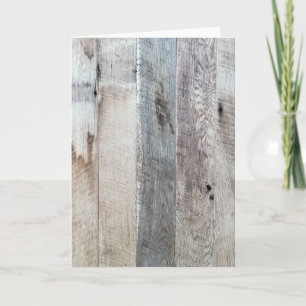 Weathered Boards Wood Plank Background Texture Card