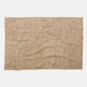 Weathered Burlap Tea Towel