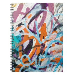 Weathered concrete wall, grungy texture. notebook