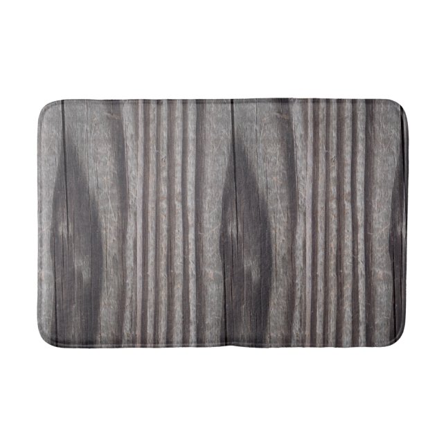 Weathered Country Wood Bath Mat (Front)
