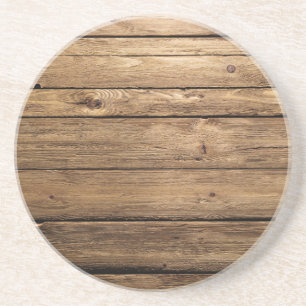Weathered Dark Planks Coaster