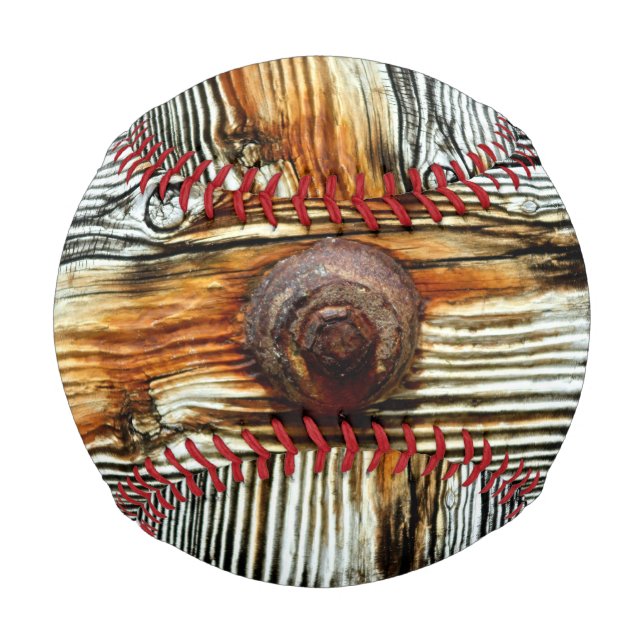weathered dock boards baseball (Back)
