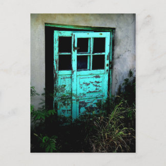 Weathered Door Postcard