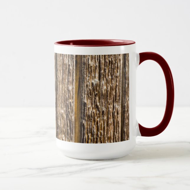 Weathered Fence Wood Mug (Right)