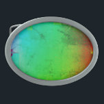 weathered green glitch    belt buckle<br><div class="desc">photo of a multicolored ceiling,  glitched and filtered</div>