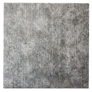 Weathered Grey Cement Sidewalk Ceramic Tile